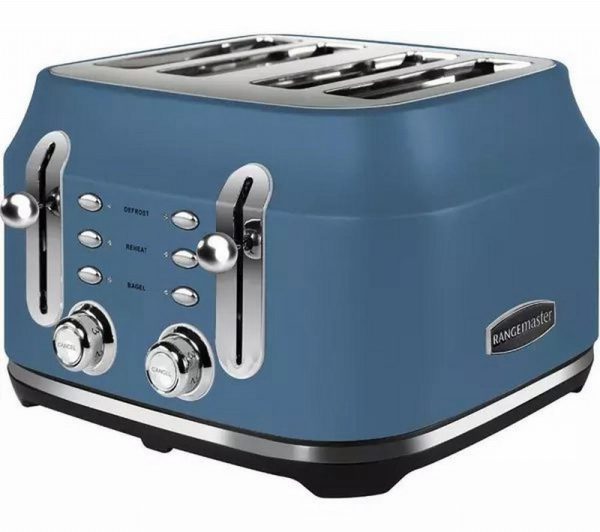 rangemaster rmcl4s201sb 4 slice toaster stone blue