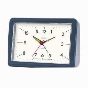 ACCTIM DRAKE ALARM CLOCK SUEDE BLUE