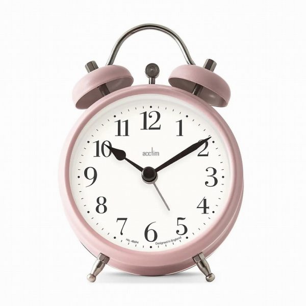 acctim shefford alarm clock dusty rose