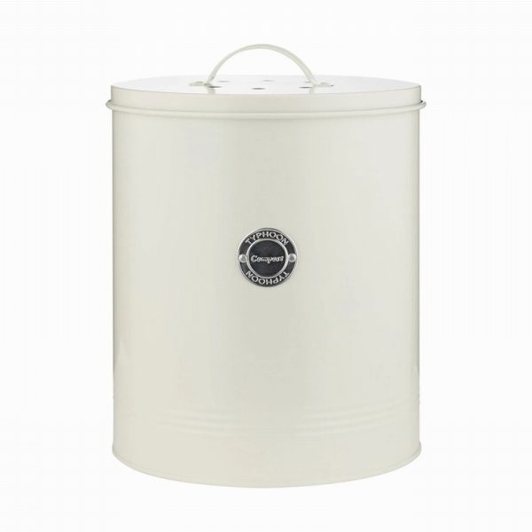 typhoon living cream 5l compost caddy