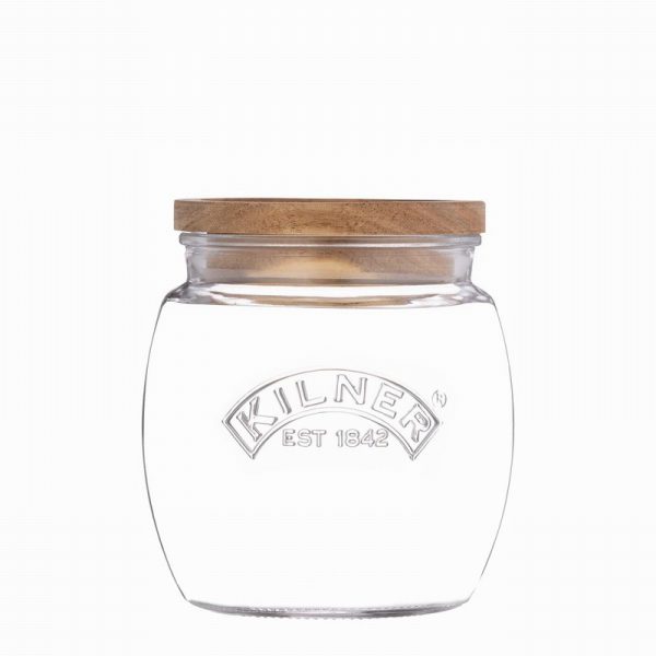 kilner universal jar acacia wooden lid 0.85l