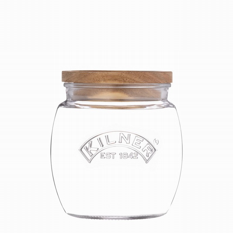 kilner universal jar acacia wooden lid 0.85l