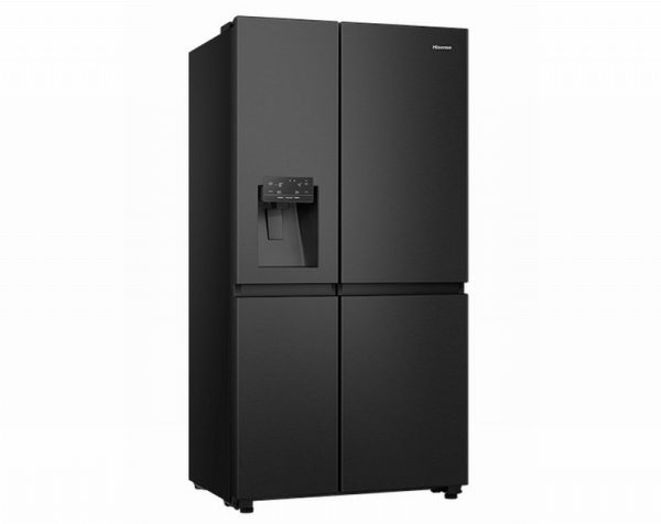 hisense rs818n4ife 91cm american fridge freezer black stainle
