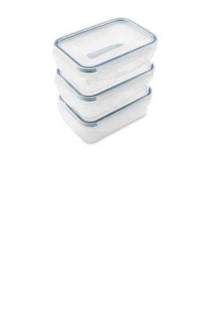 Clip Tight Food Rectangular 0.24L x 3