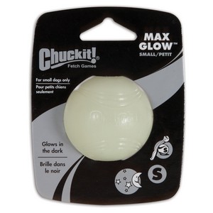 chuckit max glow balls – small – 1 pack