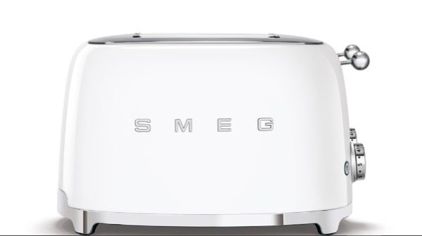 smeg 50's style 4 slice toaster white