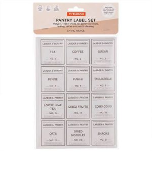Typhoon Set Of 4 Pantry Labels