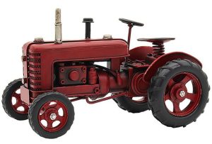 Tin Transport Tractor Red
