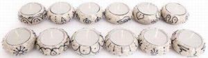 Black & Grey Tea Light Holder