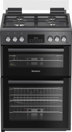 Blomberg GGRN655N 60cm Built In Electric Double Oven – Anthracit