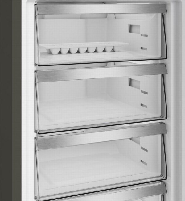 blomberg knd24685vg 59.7cm 50/50 frost free fridge freezer gra