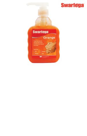 Orange Hand Cleaner Pump Top Bottle 450ml