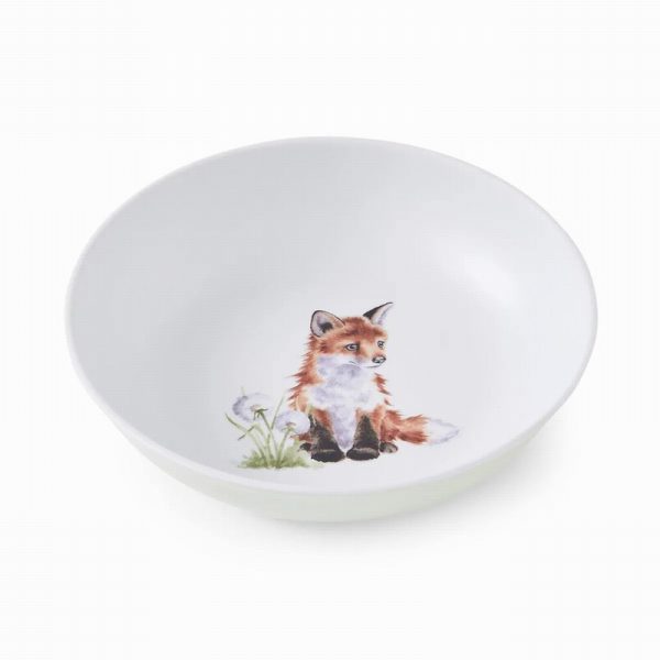 wrendale designs little wren melamine plate & bowl set