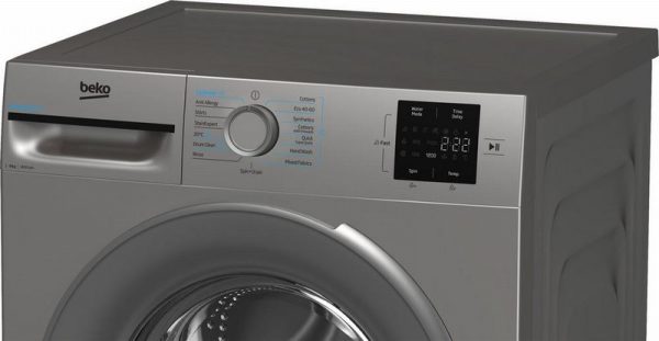 beko bmn3wt3841s 8kg 1400 spin washing machine silver