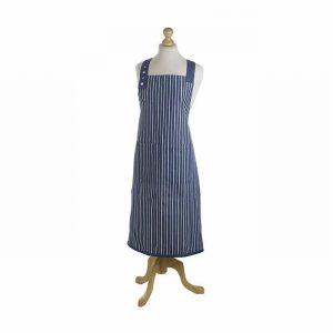 BUTCHERS STRIPE COTTON APRON