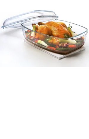 Rectangular Casserole Dish & Lid 37 x 22cm