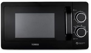 Tower 20L 800W Manual Microwave T24042BLK