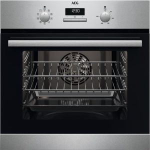 AEG BCX23101EM 59.4cm Built In Electric Single Oven – Stainless