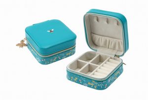 The Beekeeper Square Travel Jewellery Box Case