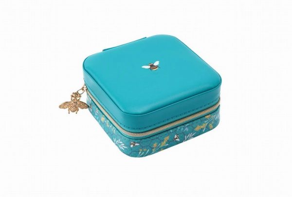 the beekeeper square travel jewellery box case