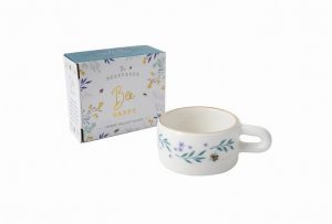 The Beekeeper ‘Bee Happy’ Ceramic Tealight Holder