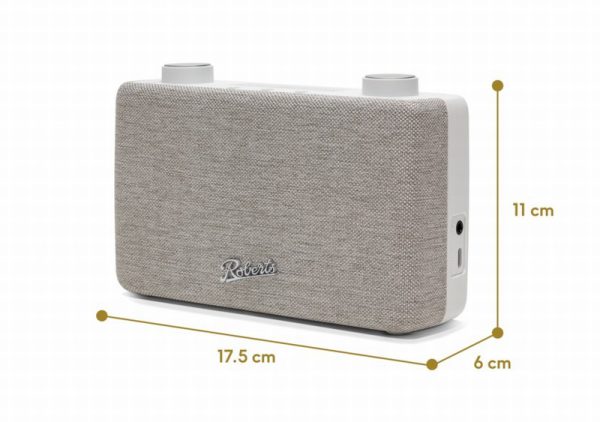 roberts play11w portable dab radio white