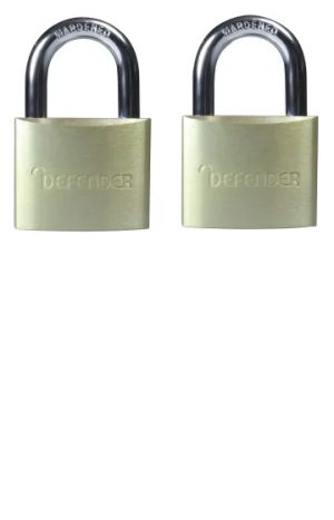 Aluminium Padlock Twin Pack 40mm