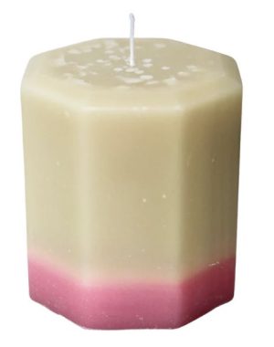 Pink Jasmine and Pear Octagon Candle