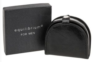 EQ For Men Rigid Coin Purse Black