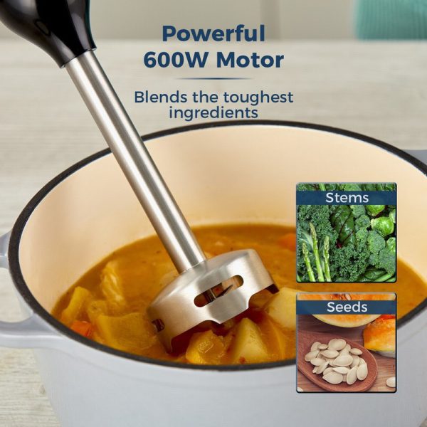 towe 600w hand blender black t12076