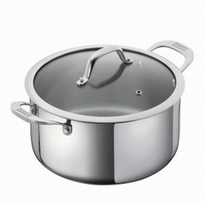 Kuhn Rikon Culinary Fiveply 20cm/3.4L Casserole with Lid 37874