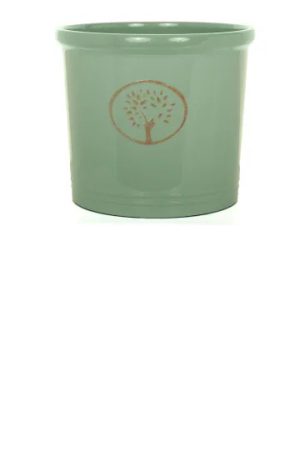 Cotswold Cylinder Plant Pot Green 30cm