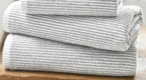 Bliss Pintstripe Cloud Bath Sheet