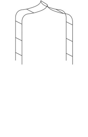Decorative Arch 229cm x 145cm x 38cm
