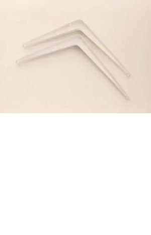 Shelf Brackets White 6 x 5in