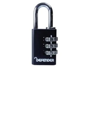 Diecast 3 Wheel Combination Padlock 30mm