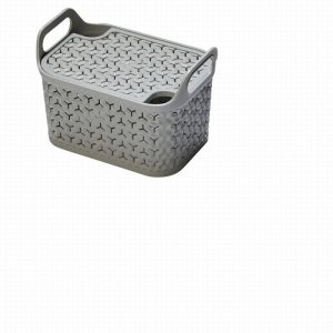 Urban Basket + Lid Cool Grey 4L