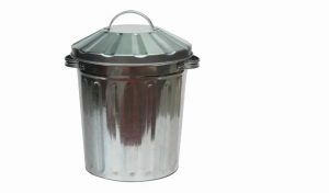 Galvanised Dustbin & Lid Mini 15L