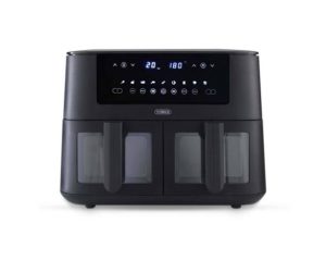 Tower T17151 8 Litre Digital Dual Basket Air Fryer – Black