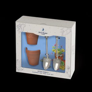PETER RABBIT CLASSIC GARDENER’S EGG CUPS AND SPOONS