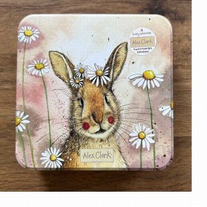 Alex Clark Bunnies Notecard Tin