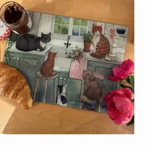Alex Clark Cats in the Kitchen Worktop Saver
