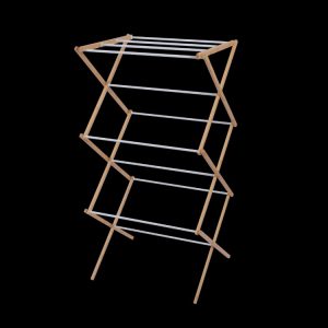 Orwell 3-Tier Bamboo Clothes Airer