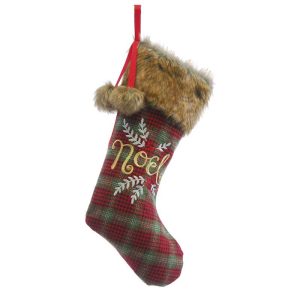 Festive Tartan Stocking