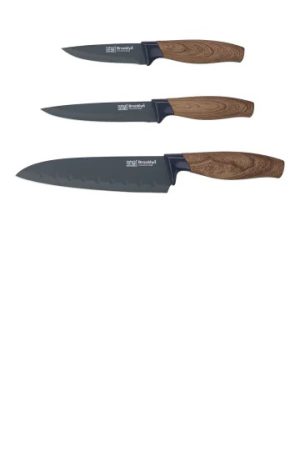 Brooklyn Walnut Knife Set 3 Piece