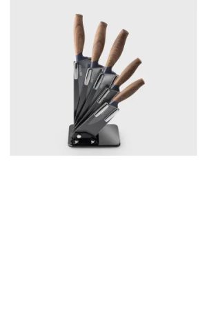 Brooklyn Walnut Knife Block 5 Piece