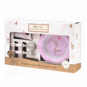 Child’s Meal Time Set: 6 Piece Belle & Boo Dandelion Set, Melami