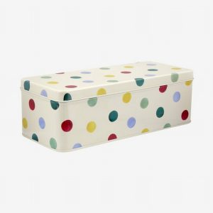 Biscuit Tin: 24cm x 10cm x 8cm Emma Bridgewater, Polka Dot Recta