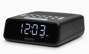 Roberts Ortus FM Clock Radio Black ORTUSFMBK