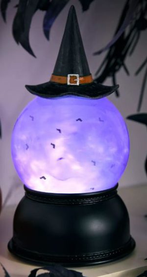 Witch Snow Globe Halloween Decoration